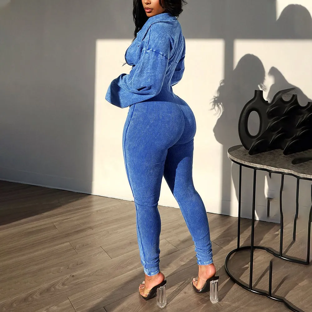 MALYBGG Deep V Neck Long Sleeve One Piece Jumpsuit 24102LY