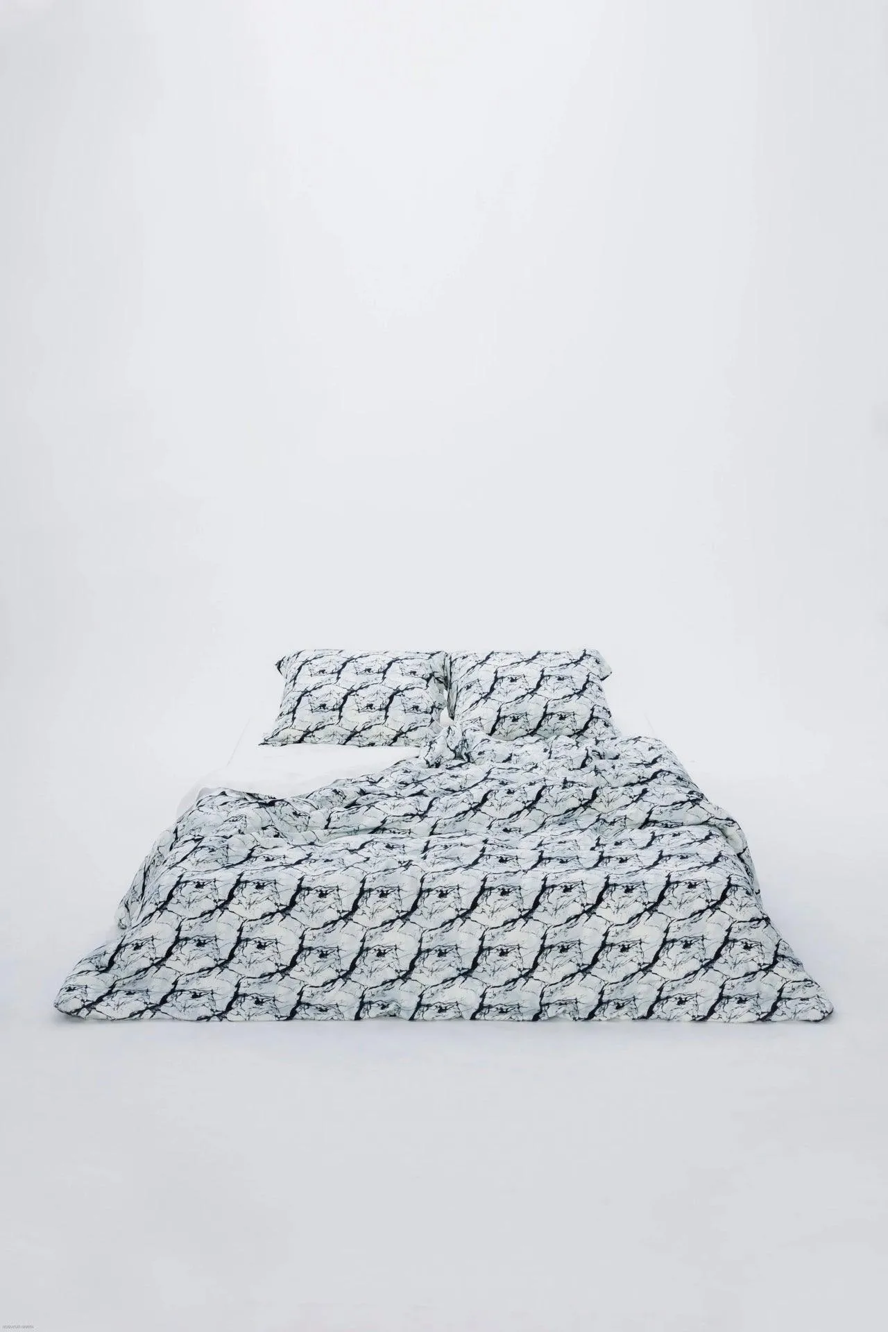 Marble Print Duvet Set