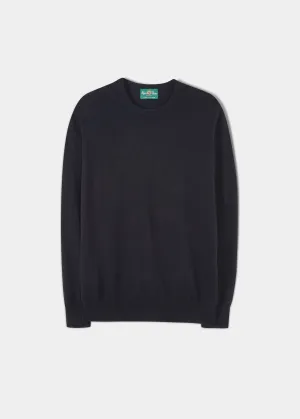 Melfort Cashmere Jumper in Dark Navy - Regular Fit