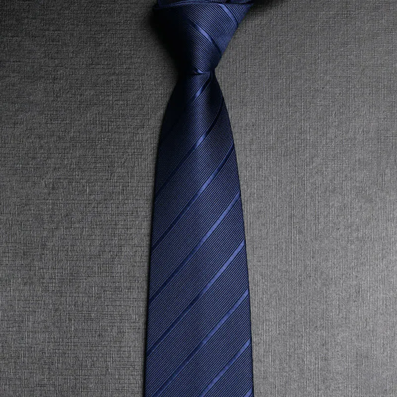 Men's Dark Colored Twill Business Necktie