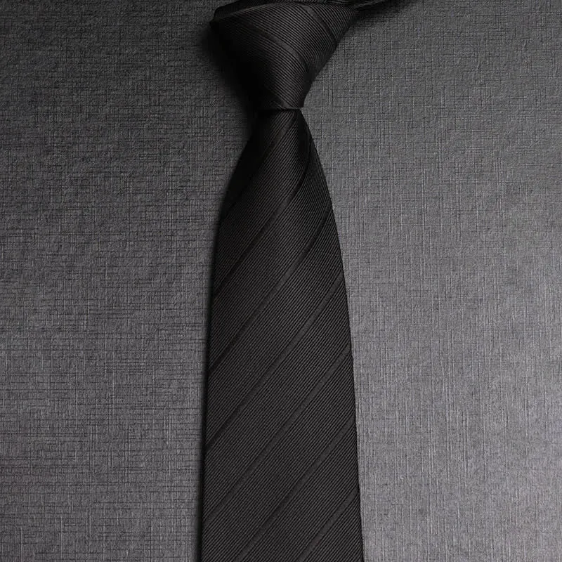 Men's Dark Colored Twill Business Necktie