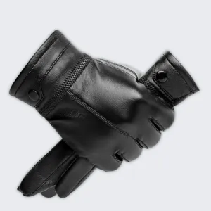 Men's Elegant Leather Winter Gloves | Finn Luxury Wear