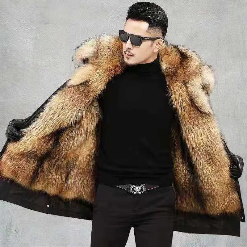 Men's winter warm parka coat