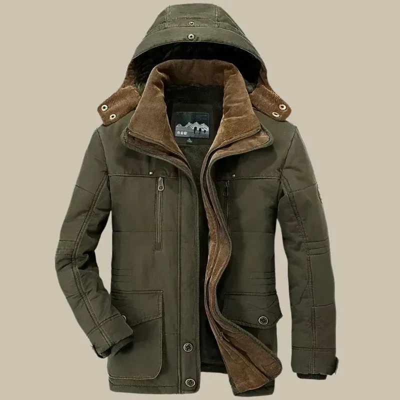 Olaf&Dave Adventure Parka | Smart Casual Waterdichte Winterjas voor Heren met Multi-Pockets