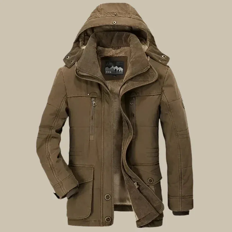 Olaf&Dave Adventure Parka | Smart Casual Waterdichte Winterjas voor Heren met Multi-Pockets