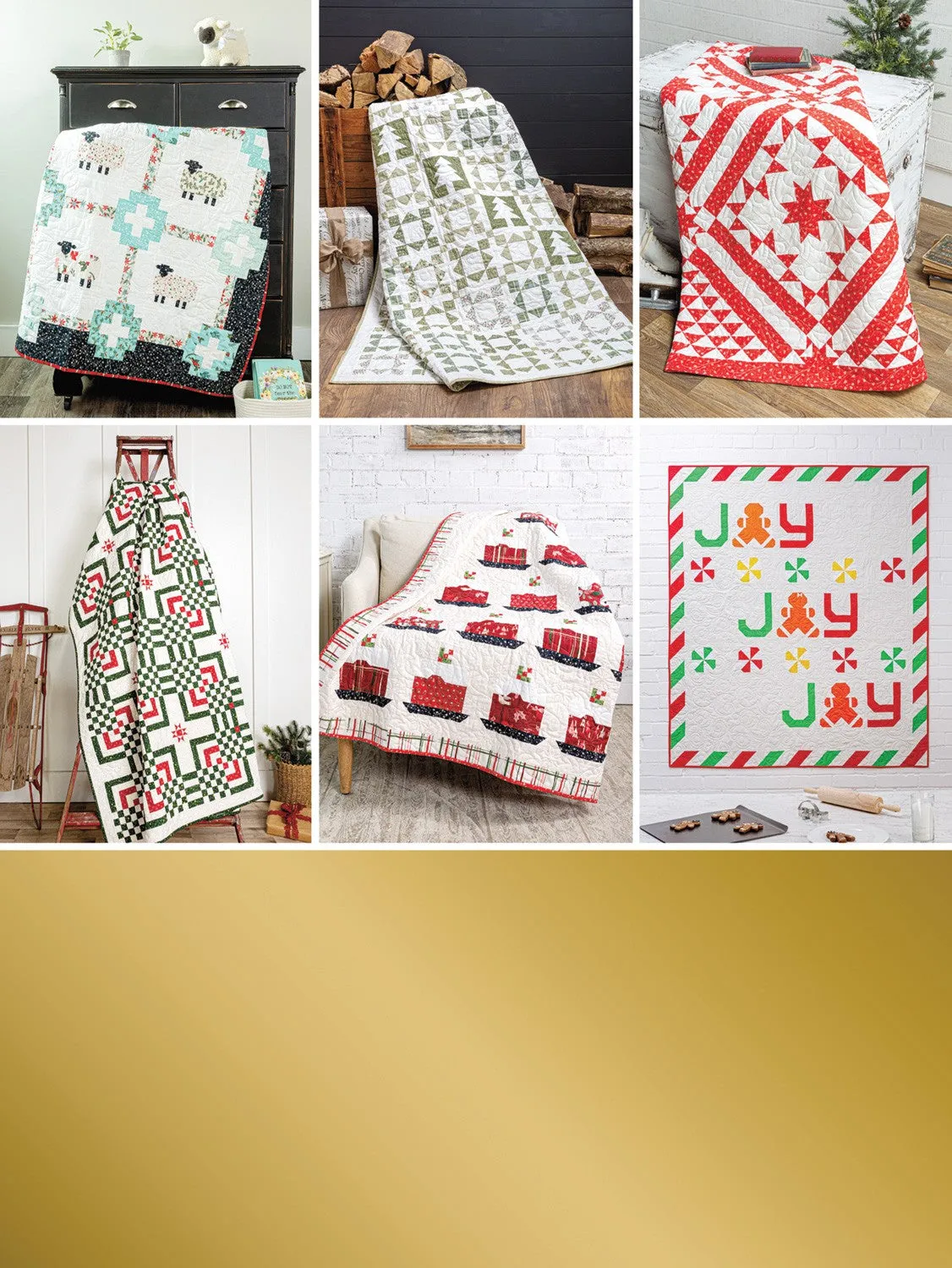 PATTERN BOOK, Christmas Quilting with Wendy Sheppard