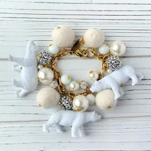 Polar Bear Charm Bracelet