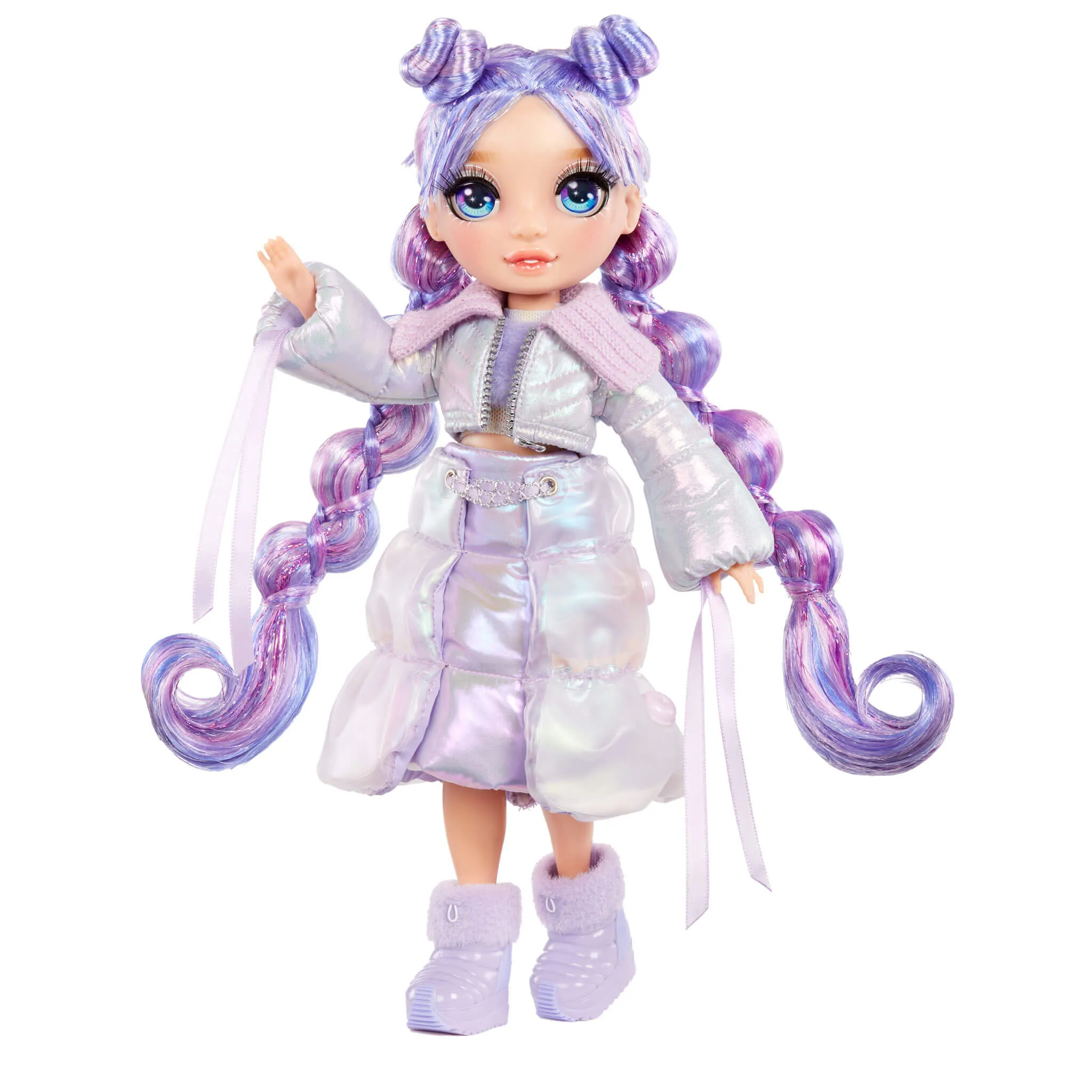 Rainbow High Winter Wonderland Violet - Purple 11” Fashion Doll with a Magic Snow Outfit