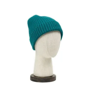 Ribbed hat in Drake 4-ply pure cashmere