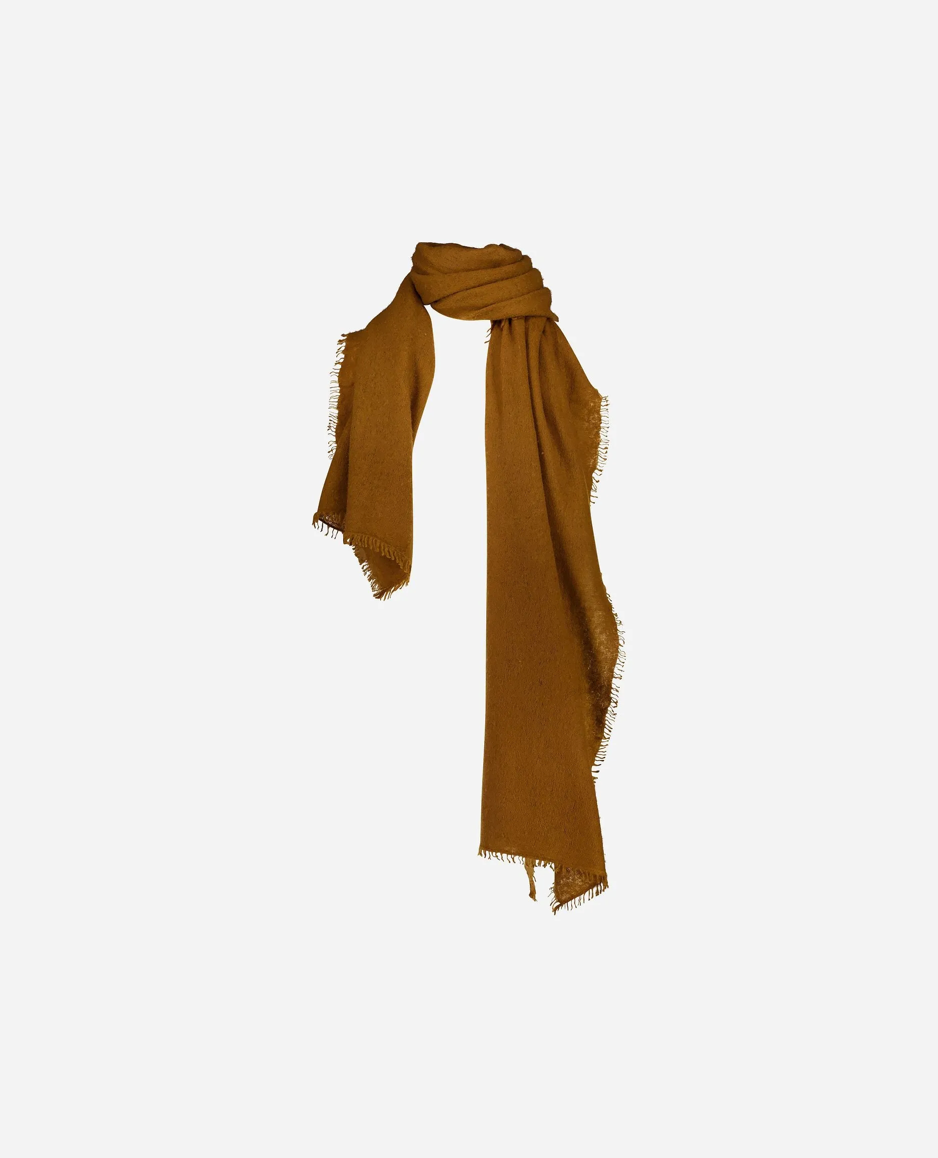 Schal aus Cashmere in Beige