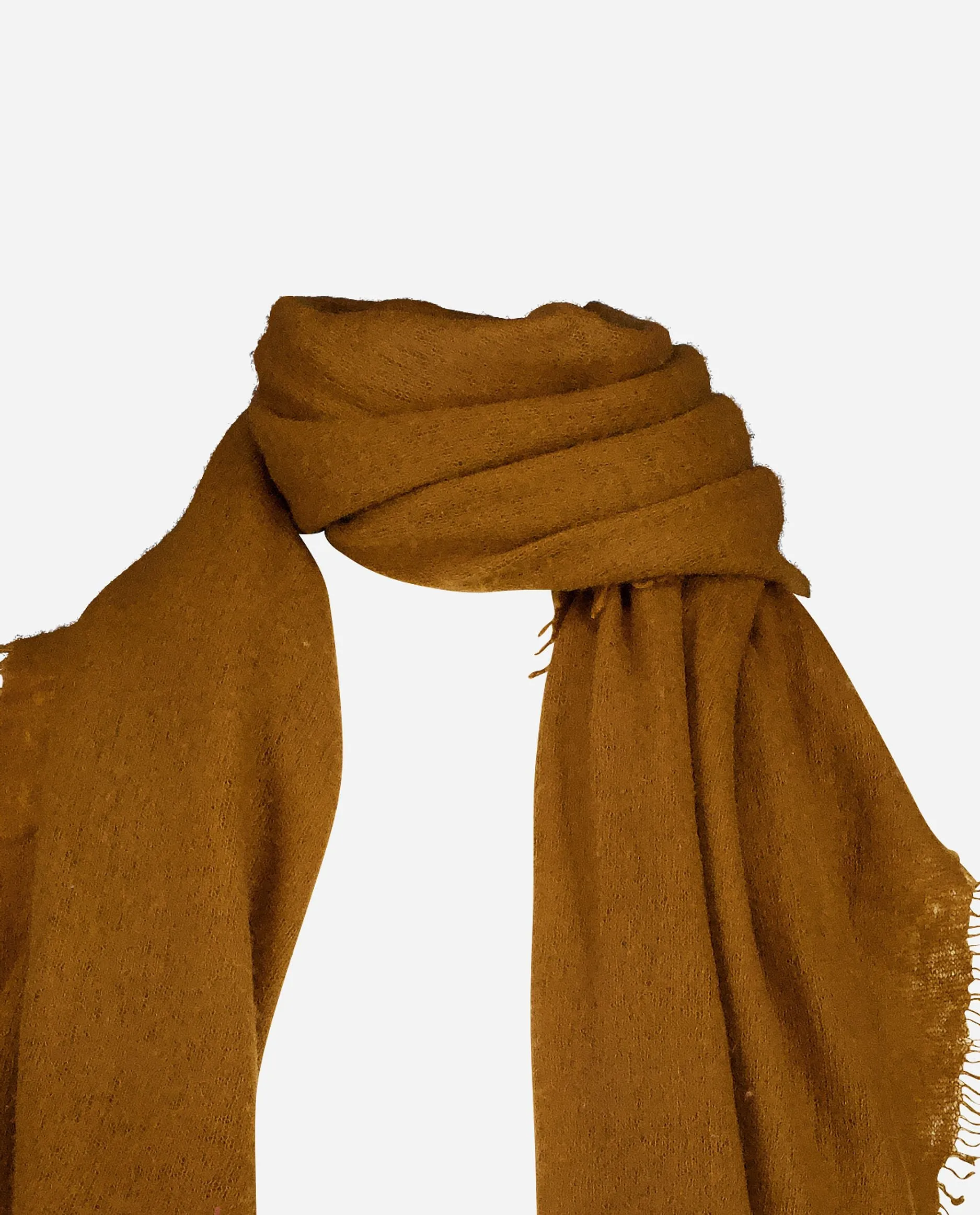 Schal aus Cashmere in Beige