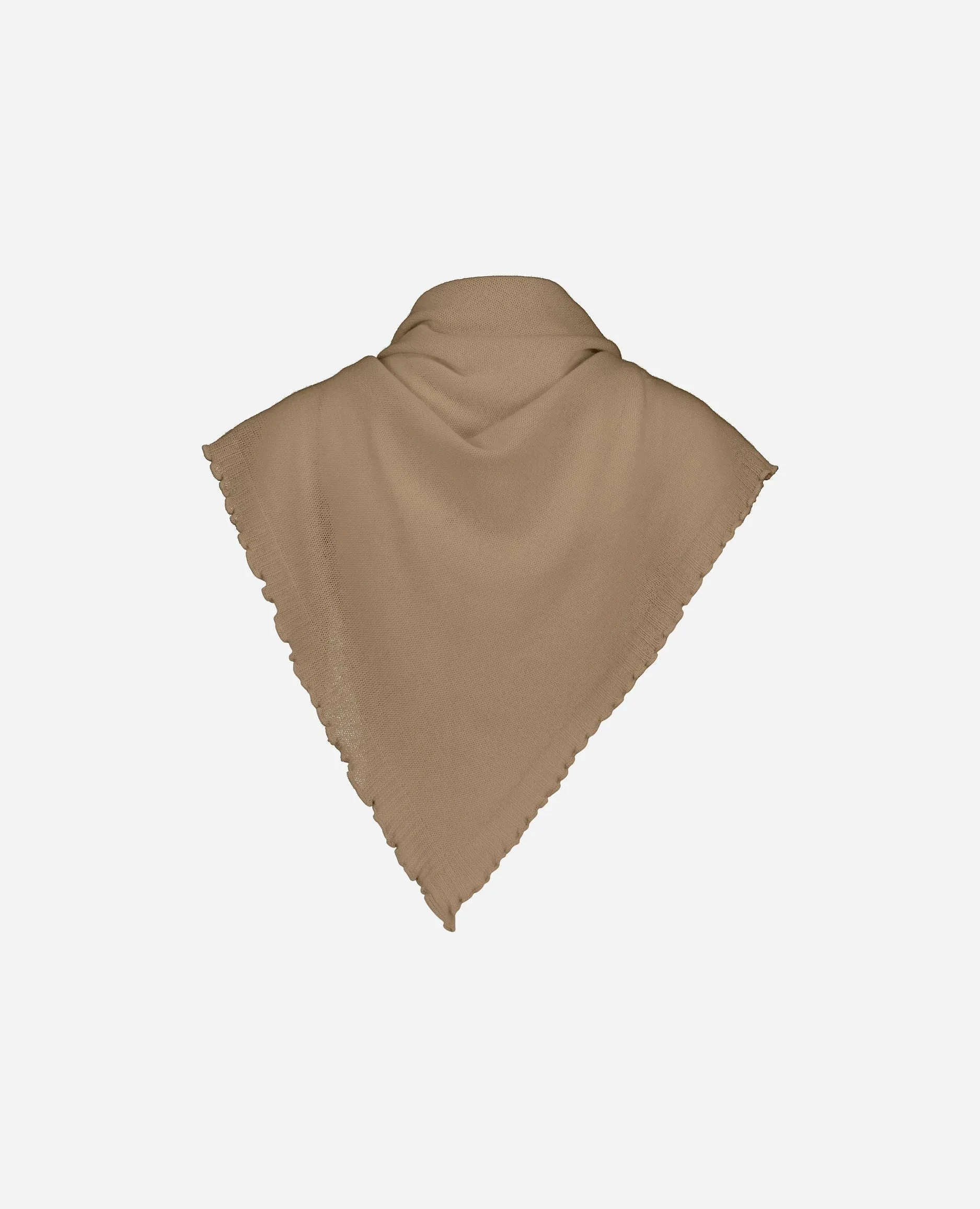 Schal aus Cashmere in Beige