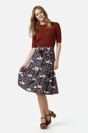 Sheep And Flora Skirt