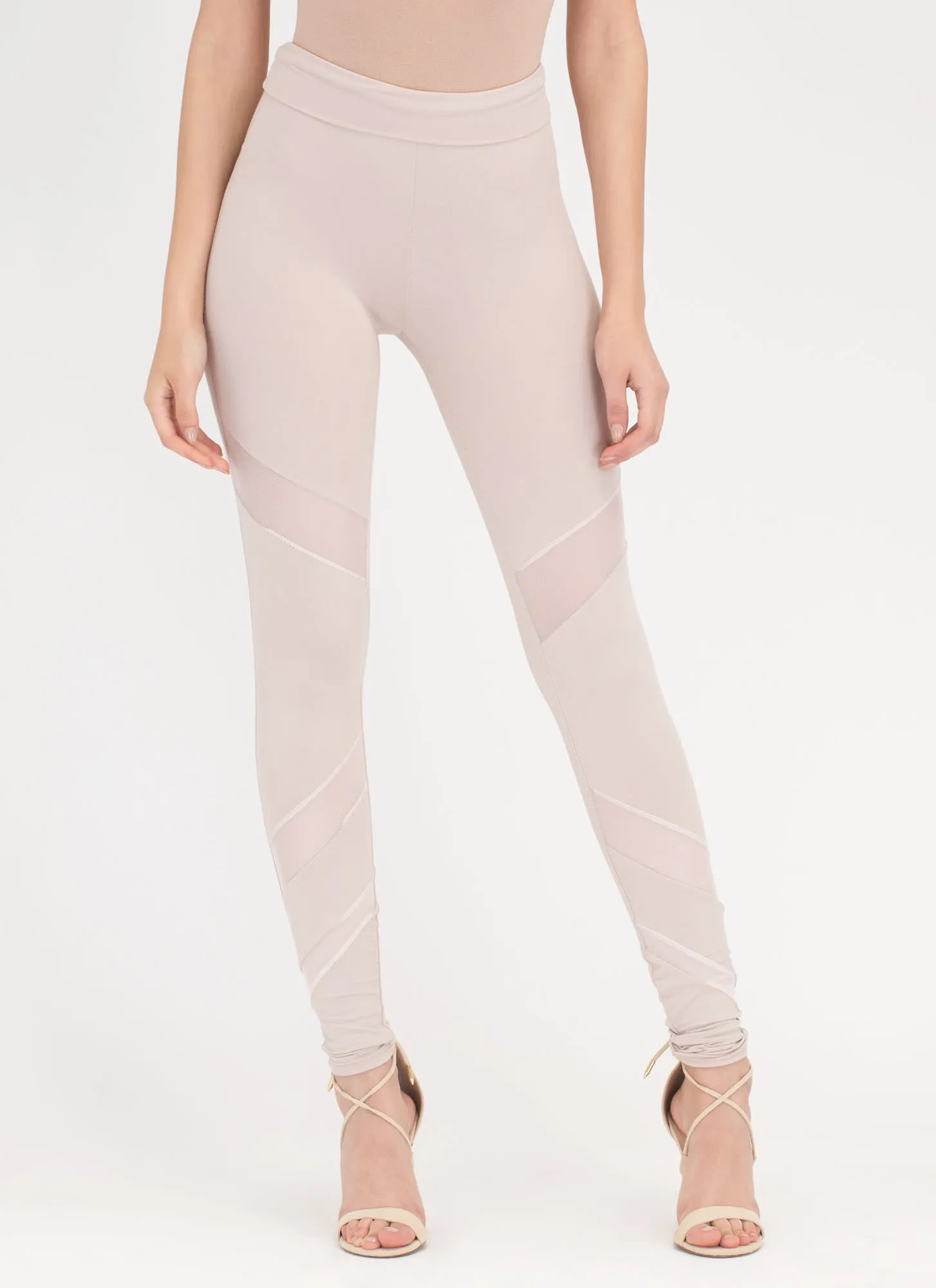 Sheer Perfection Mesh Inset Leggings