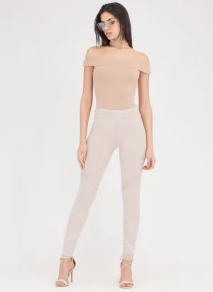 Sheer Perfection Mesh Inset Leggings