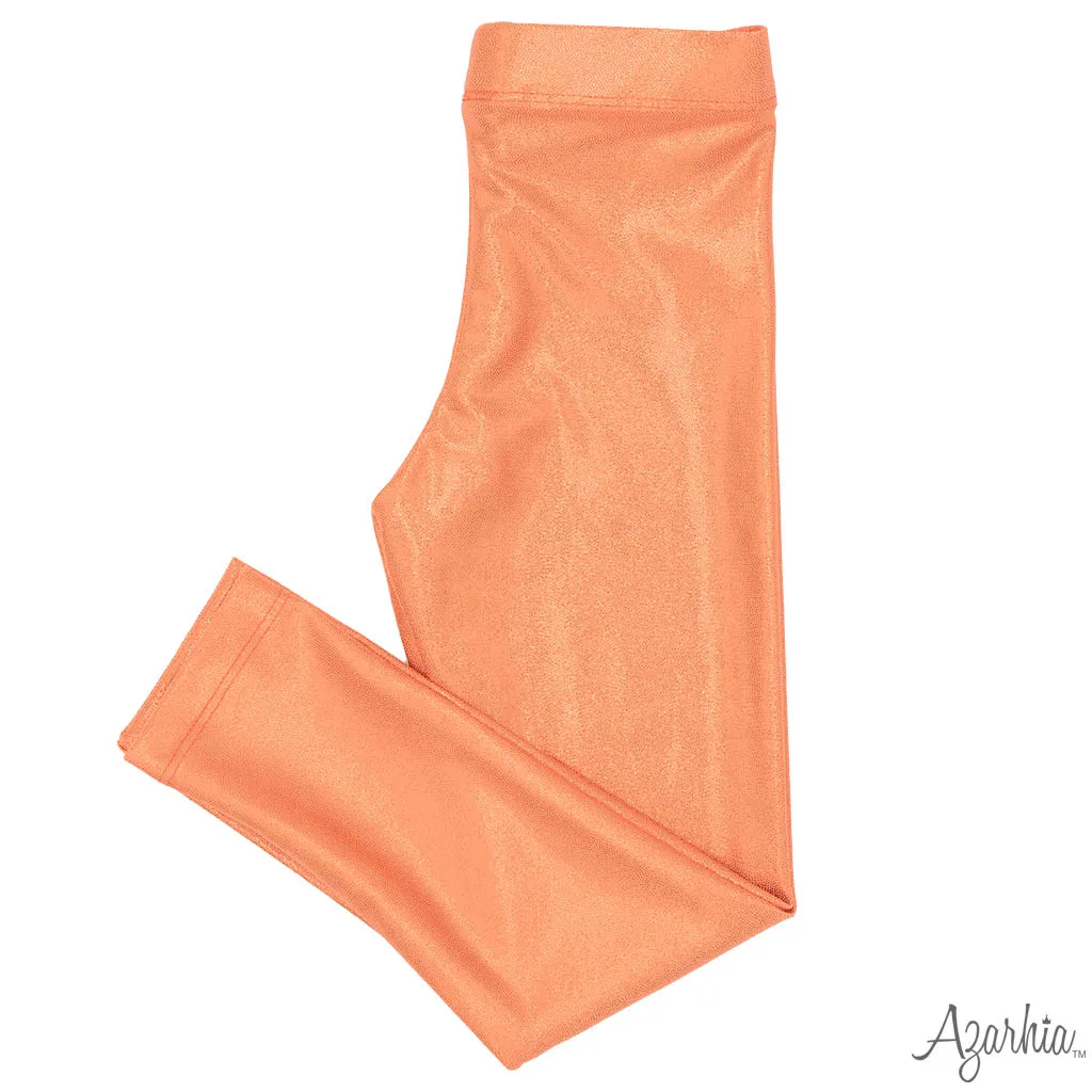 Shimmer Legging in Orange