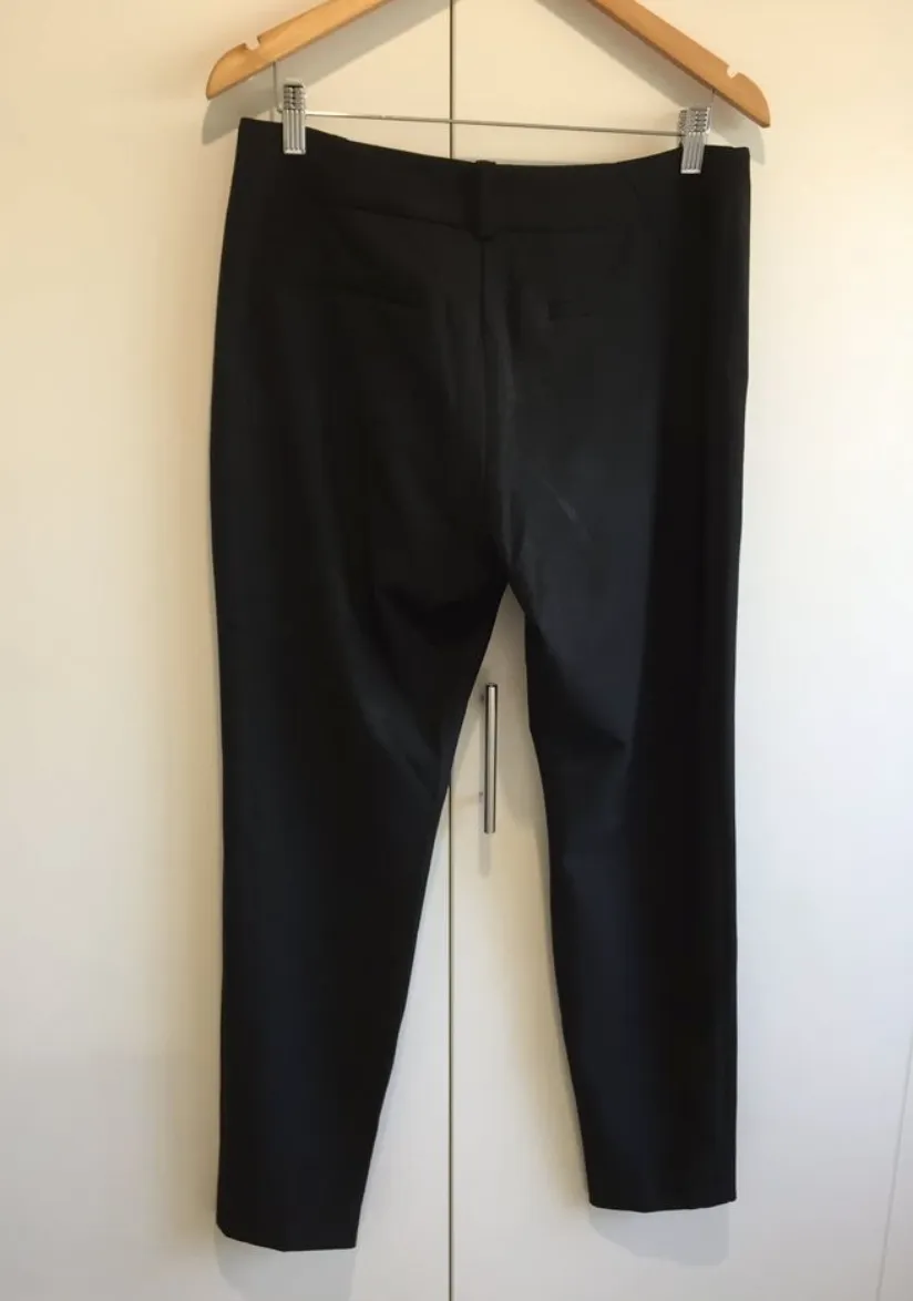 Size 10 CUE Long Black Work Trouser Womens Business Corporate Pants