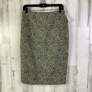 Skirt Midi By Express In Animal Print, Size: 8