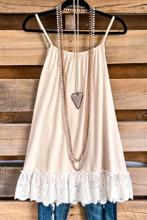 Slip On Dress - Beige