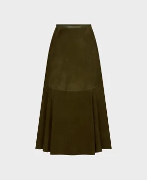 Suede Flippy Skirt