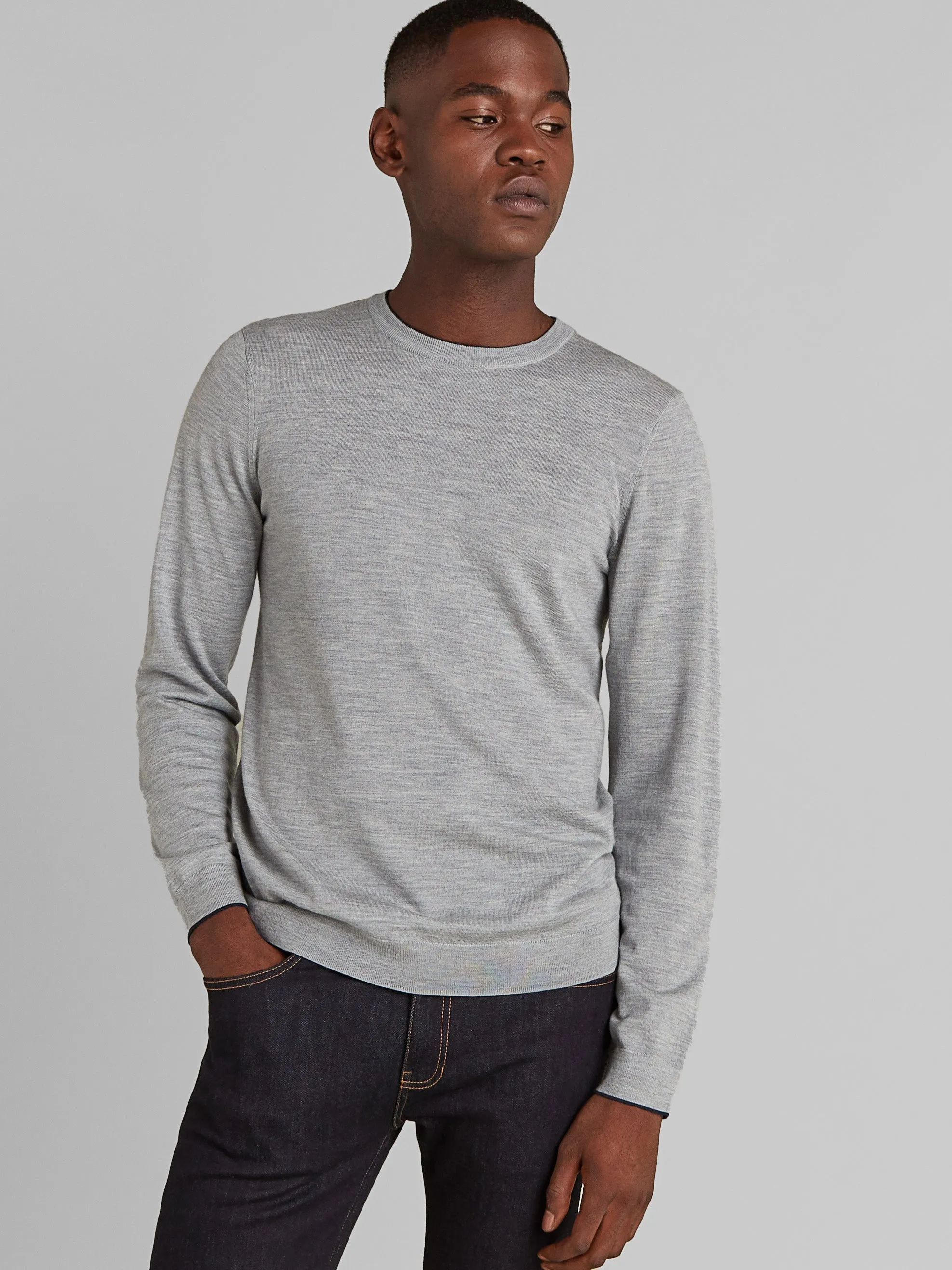 Super Fine Merino Wool Crew Neck