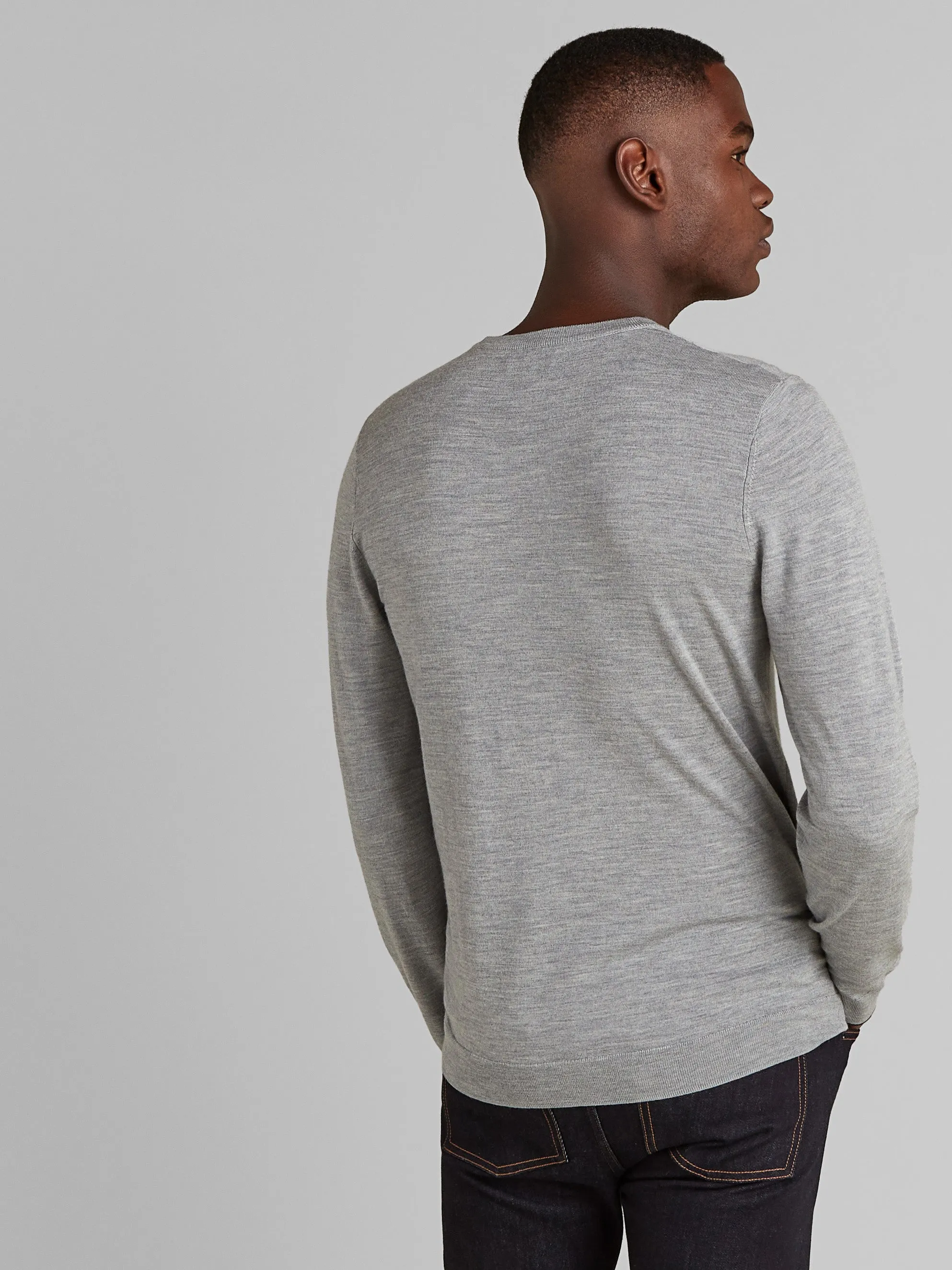 Super Fine Merino Wool Crew Neck