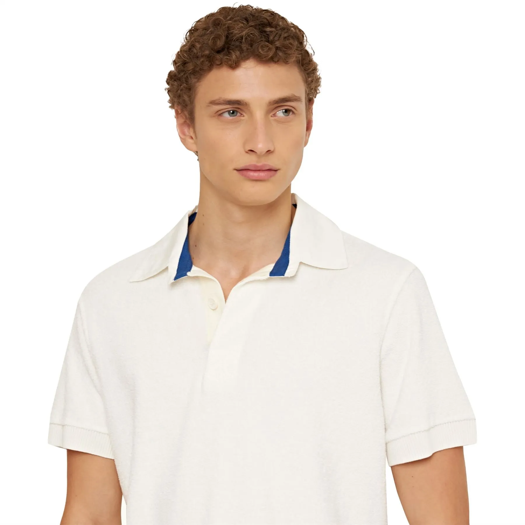 Tasman SS Knit Polo Sea Mist - AW22