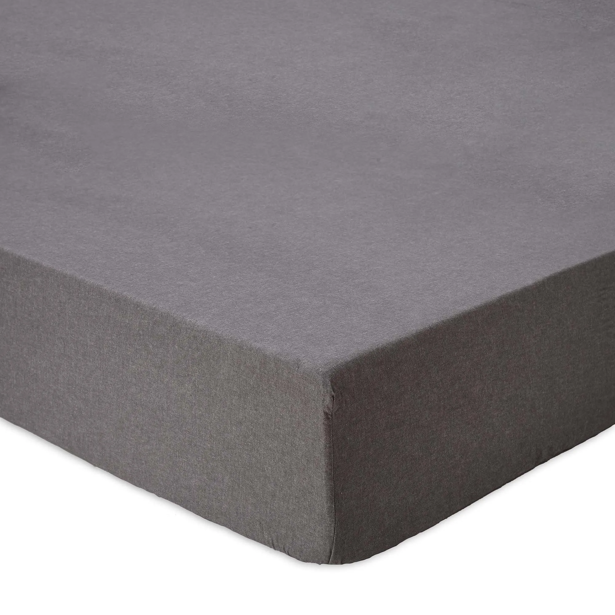 Vilar Flannel Fitted Sheet [Stone grey]