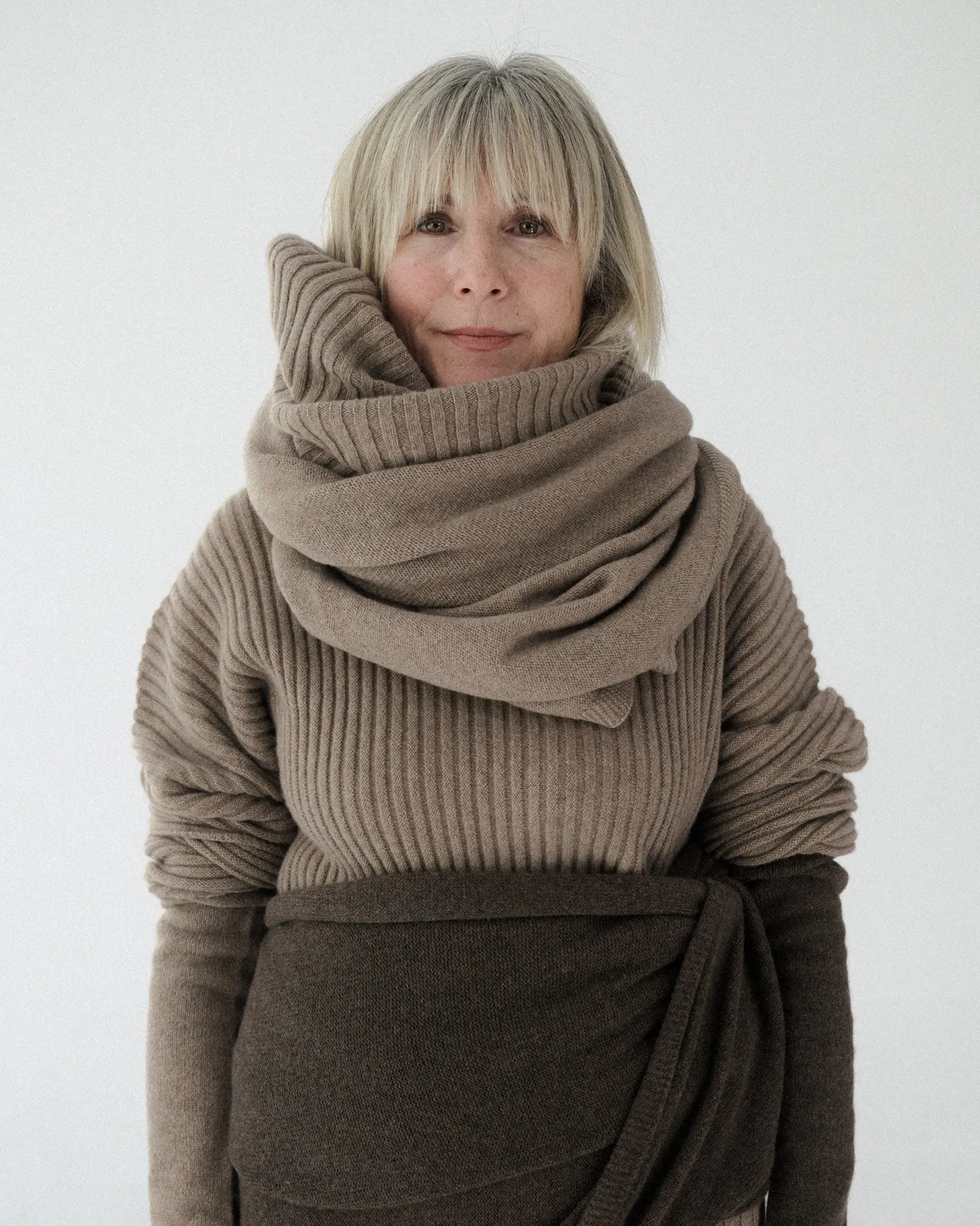 Whit Scarf - Recycled Cashmere - Stoppa Brown