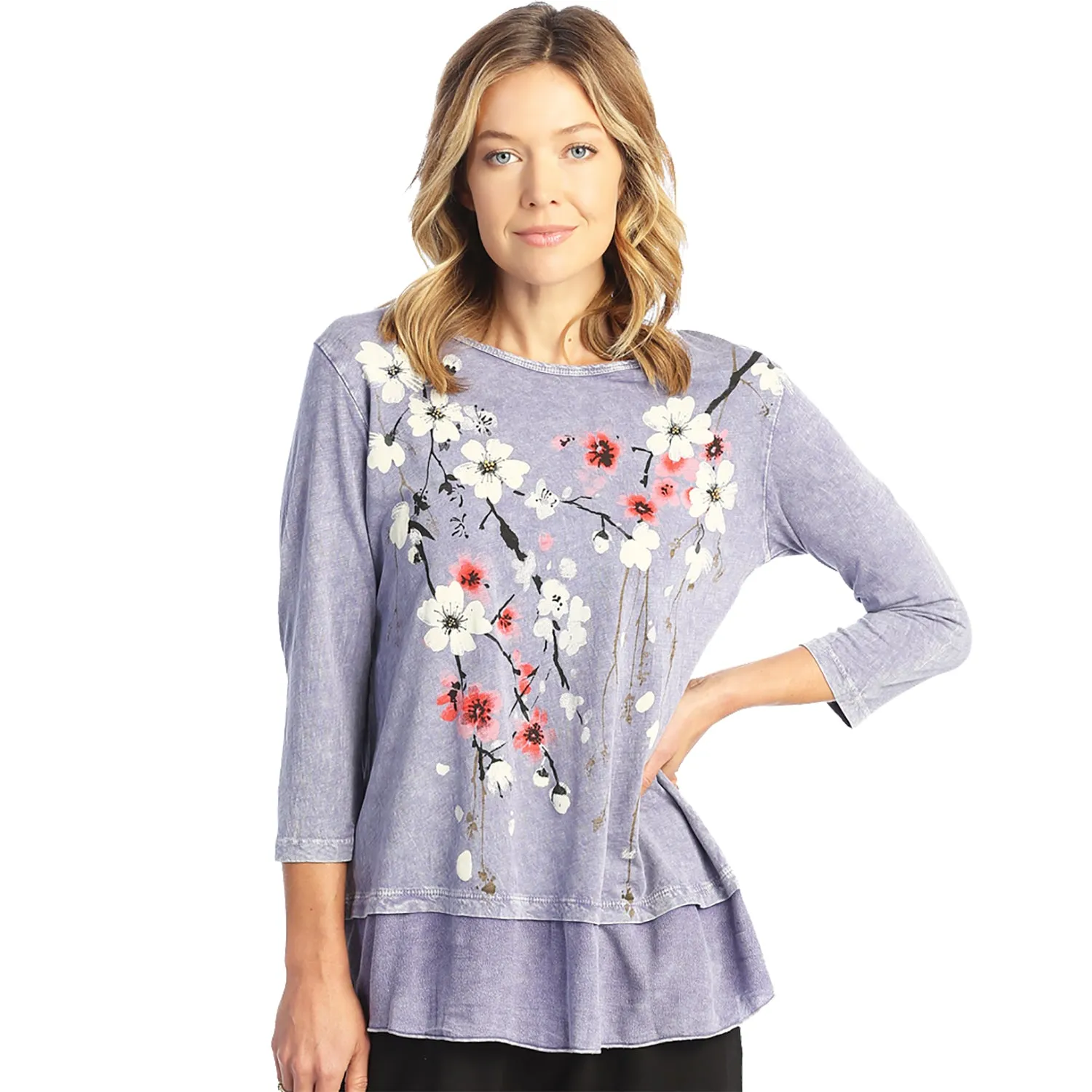 Women's Jess & Jane Mineral Washed Cotton Slub Tunic Cantana