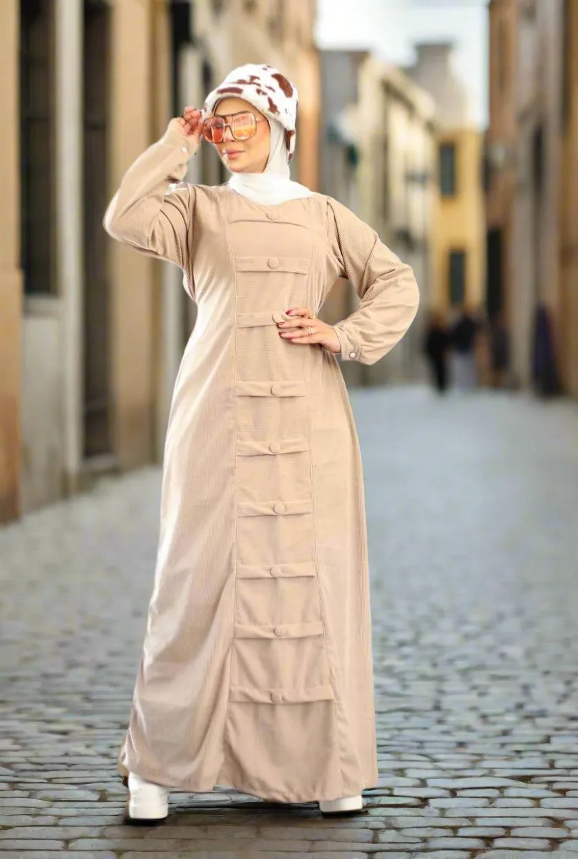 Women's winter abaya