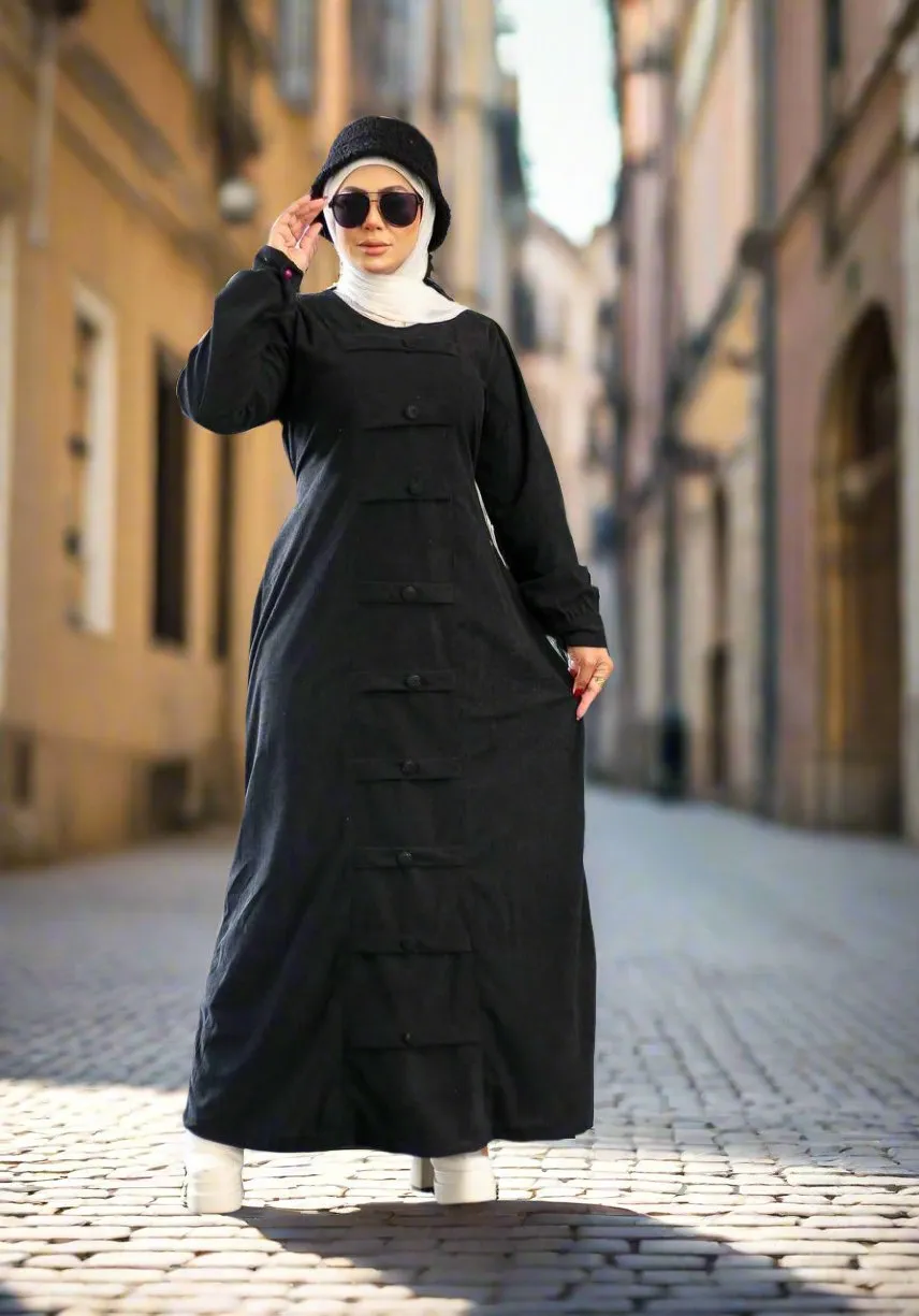 Women's winter abaya